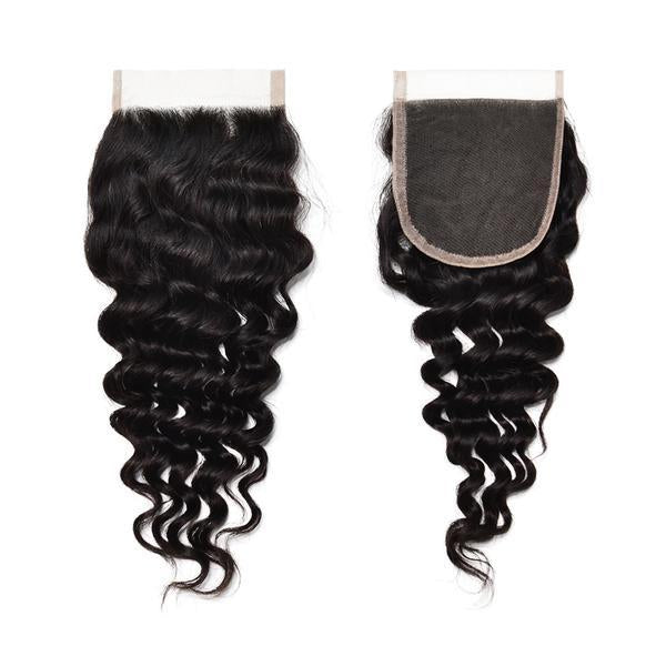 Brazilian Deep Wave 5x5 Raw Closure